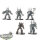Chaos Space Marines - 5x Chaos Terminators - teilweise bemalt