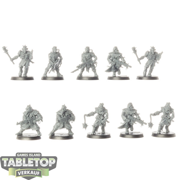 Chaos Space Marines - 10x Chaos Cultists - klassisch - unbemalt
