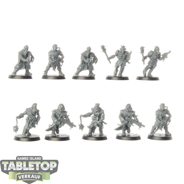 Chaos Space Marines - 10x Chaos Cultists - klassisch - unbemalt