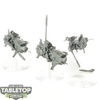 Adeptus Custodes - 3x Shield-Captain on Dawneagle Jetbike...