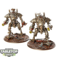 Chaos Knights - 2 x War Dogs - teilweise bemalt