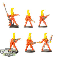 Aeldari - 6 x Fire Dragons klassisch - teilweise bemalt