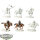 HdR Figuren - Gut - 6 x Knights of Minas Tirith - teilweise bemalt