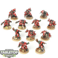 Blood Bowl - 12 Orc Blood Bowl Team - Gouged Eye - bemalt