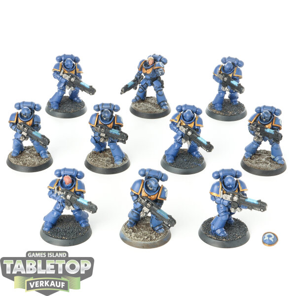 Ultramarines - 10 Hellblaster Squad - bemalt