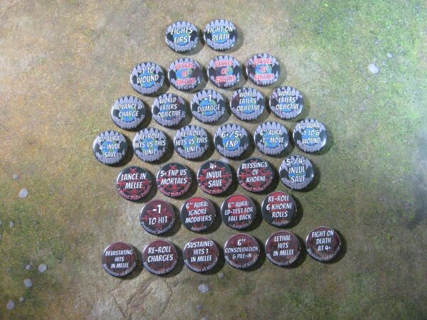 Da Red Button - World Eaters Tokens - Core Set