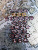Da Red Button - Chaos Space Warriors Tokens - Core Set