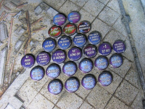 Da Red Button - Pointy-Ears (Aeldari )Tokens - Core Set