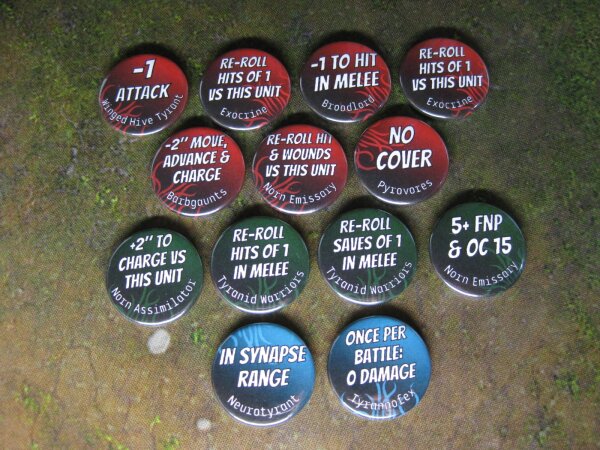 Da Red Button - Hive Tokens - Complete Set