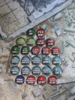 Da Red Button - Greater Good Tokens - Core Set