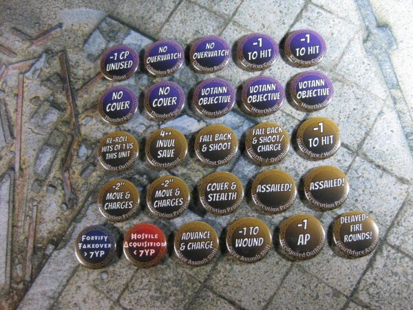 Da Red Button - Space Dwarves Tokens - Core Set
