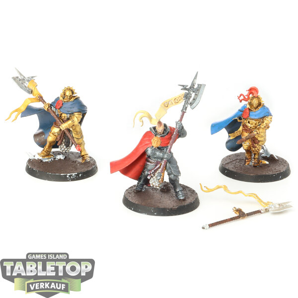 Stormcast Eternals - 3x Praetors - teilweise bemalt