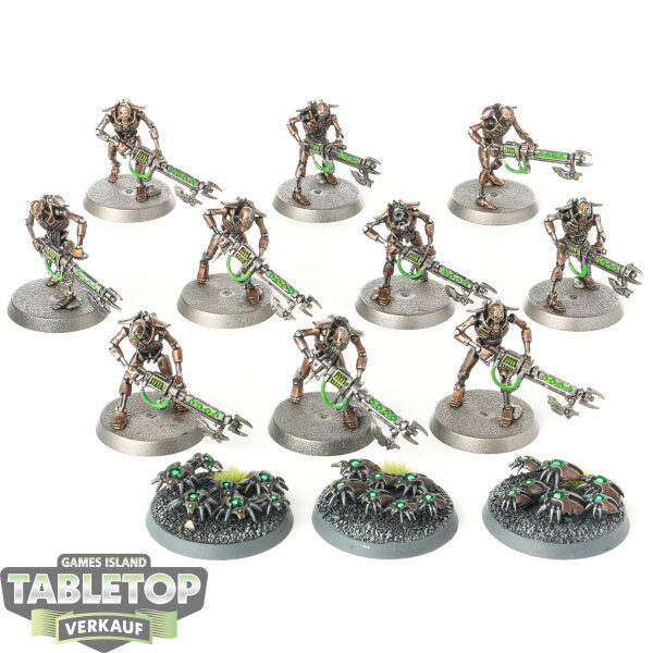 Necrons - 10x Necron Warriors - bemalt