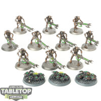 Necrons - 10x Necron Warriors - bemalt