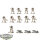Necrons - 10x Necron Warriors - bemalt