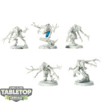 Tyraniden - 5x Genestealers - teilweise bemalt
