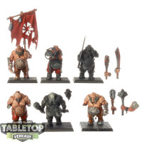 Ogor Mawtribes - 6x Ogor Gluttons - teilweise bemalt