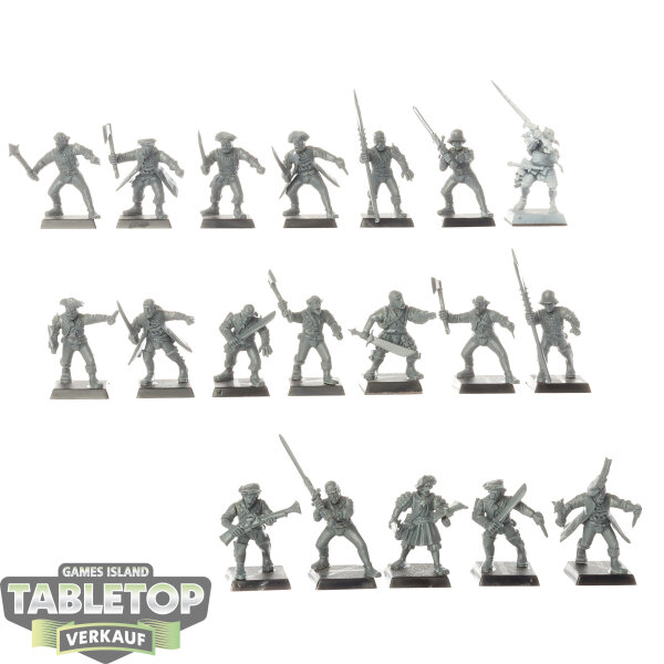 Empire of Man - 16x Free Company Militia - teilweise bemalt