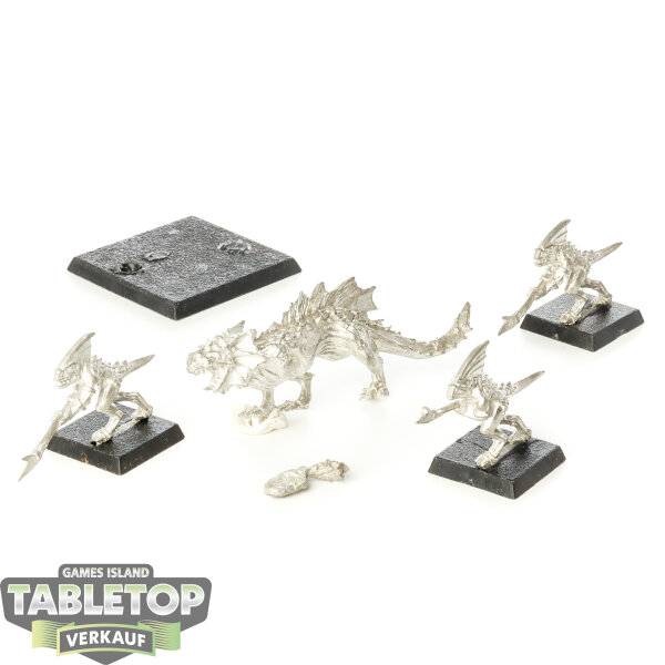 Lizardmen - Salamander Hunting Pack - unbemalt
