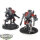 Chaos Knights - 2 War Dog Stalkers - teilweise bemalt