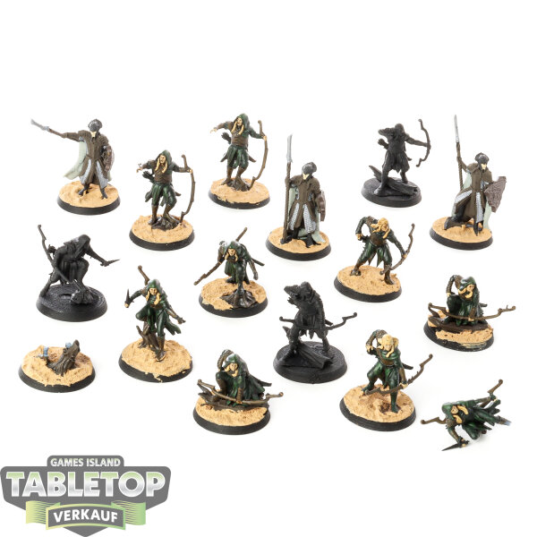 Miniaturen - Wood Rangers - teilweise bemalt