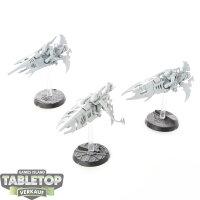 Drukhari - 3 Reavers - grundiert