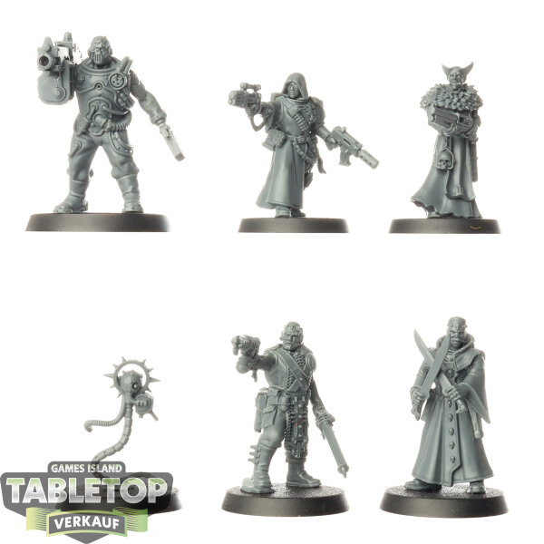 Imperial Agents - 5x Kill Team: Inquisitorial Agents - teilweise bemalt