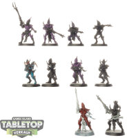 Drukhari - 10x Kabalite Warriors - teilweise bemalt