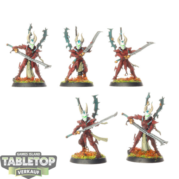 Drukhari - 5 x Incubi - bemalt