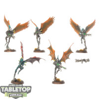 Drukhari - 5 x Scourges - bemalt