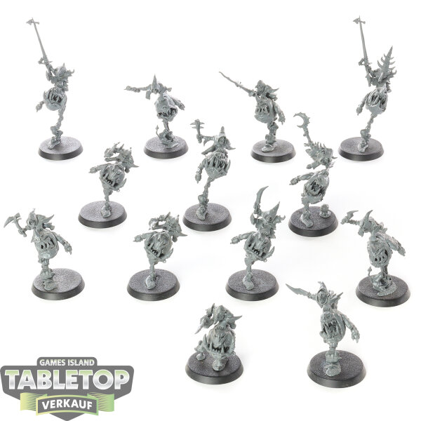 Gloomspite Gitz - 13 Boingrot Bounderz - unbemalt
