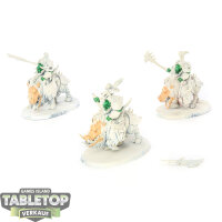 Orruk Warclans - 3 Gore-gruntas - teilweise bemalt