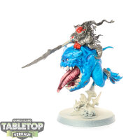 Gloomspite Gitz - Loonboss on Giant Cave Squig - bemalt