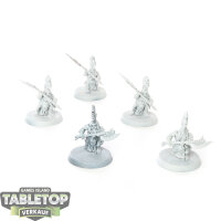 Fyreslayers - 5 Hearthguard Berzerkers - grundiert