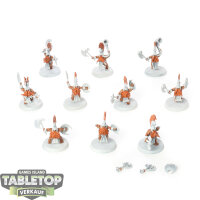 Fyreslayers - 10 Vulkite Berzerkers - teilweise bemalt