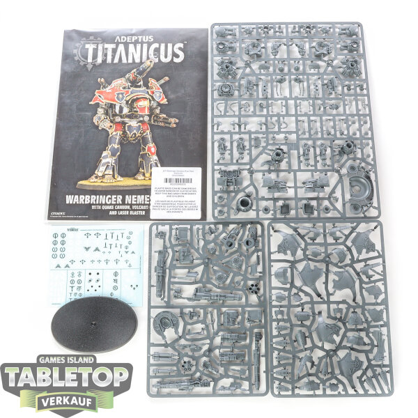 Legion Imperiales - Warbringer Nemesis Titan with Quake Cannon, Volcano Cannon, and Laser Blaster - im Gussrahmen