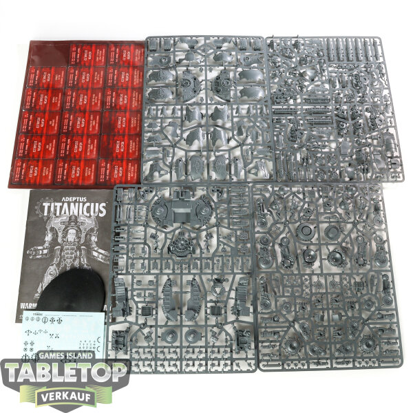 Legion Imperiales - Warmaster Heavy Battle Titan with Plasma Destructors - im Gussrahmen