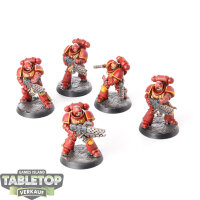 Space Marines - 5 Infernus Squad - teilweise bemalt