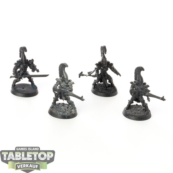 Aeldari - 4 Fire Dragons - grundiert