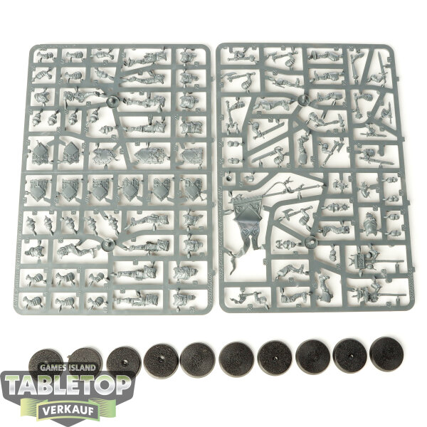 Cities of Sigmar - 10x Freeguild Steelhelms - im Gussrahmen