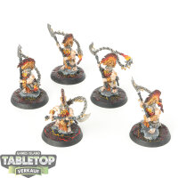 Fyreslayers - 5x Hearthguard Berzerkers - bemalt