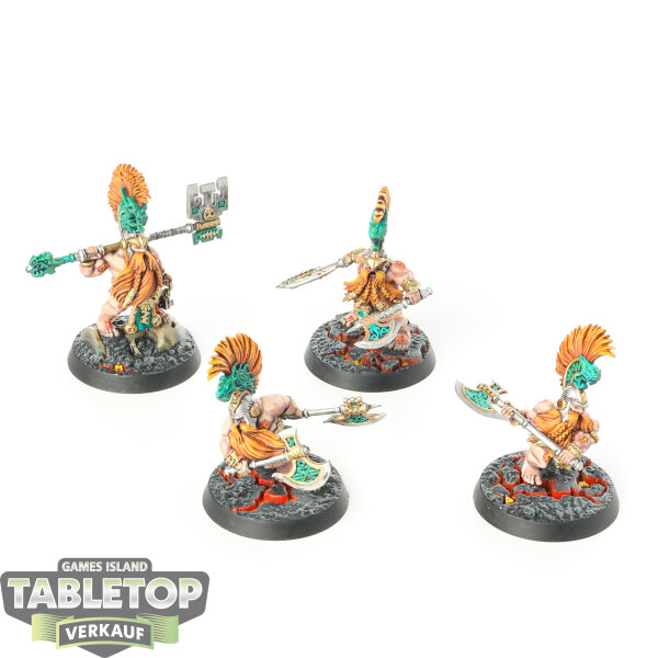 Fyreslayers - 4x The Chosen Axes - bemalt