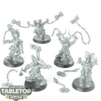 Blades of Khorne - 5x Wrathmongers - unbemalt