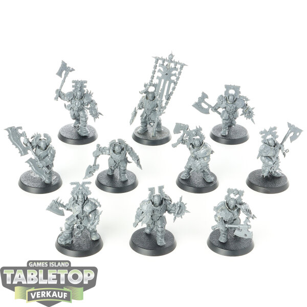 Blades of Khorne - 10x Blood Warriors - unbemalt