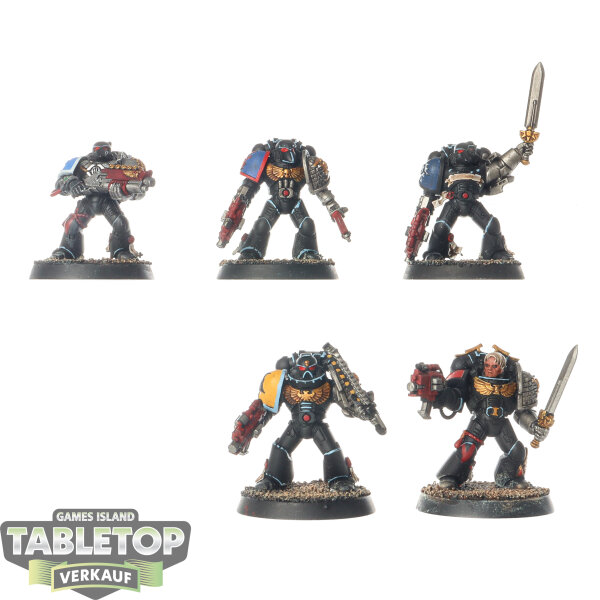 Deathwatch - 5 Veterans - bemalt