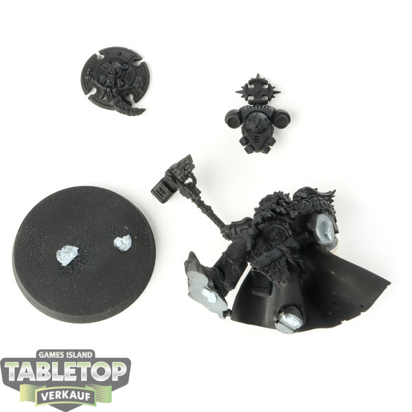 Space Wolves - Wolf Guard Battle Leader - grundiert