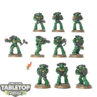 Salamanders - 10 Intercessor Squad - bemalt