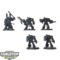 Dark Angels - 5 Deathwing Terminator Squad - grundiert