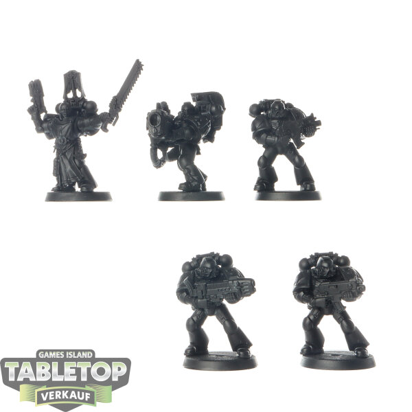 Dark Angels - 5 Tactical Squad classic - grundiert