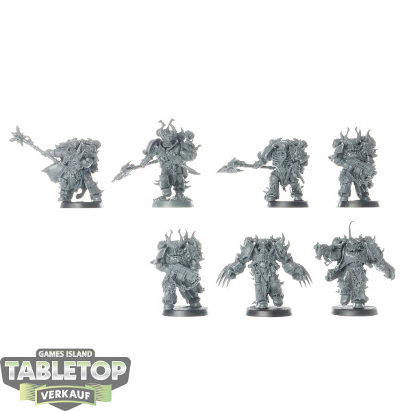 Chaos Space Marines - 7 Chosen classic - unbemalt